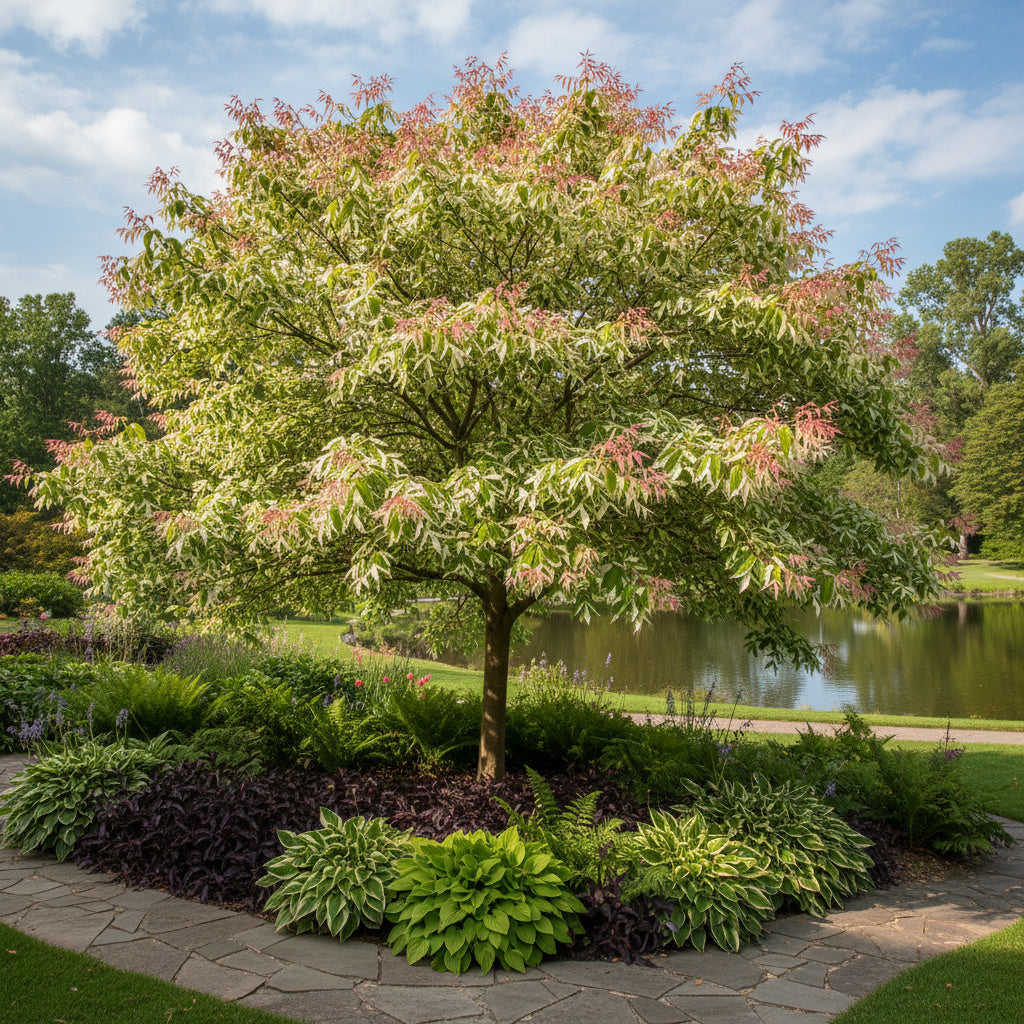 Érable à feuille de frène 'Flamingo' - Acer negundo 'Flamingo'
