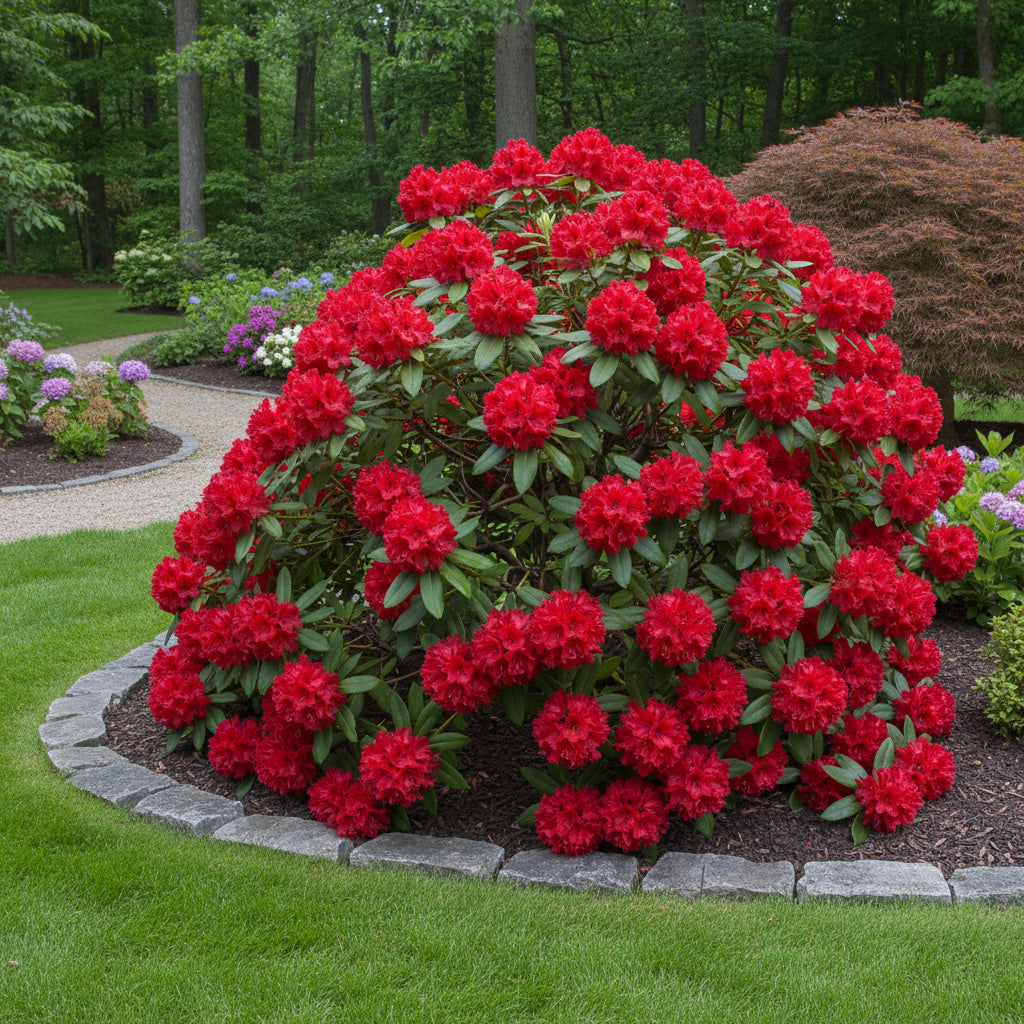 Rhododendron 'Nova Zembla' - Rhododendron 'Nova Zembla'