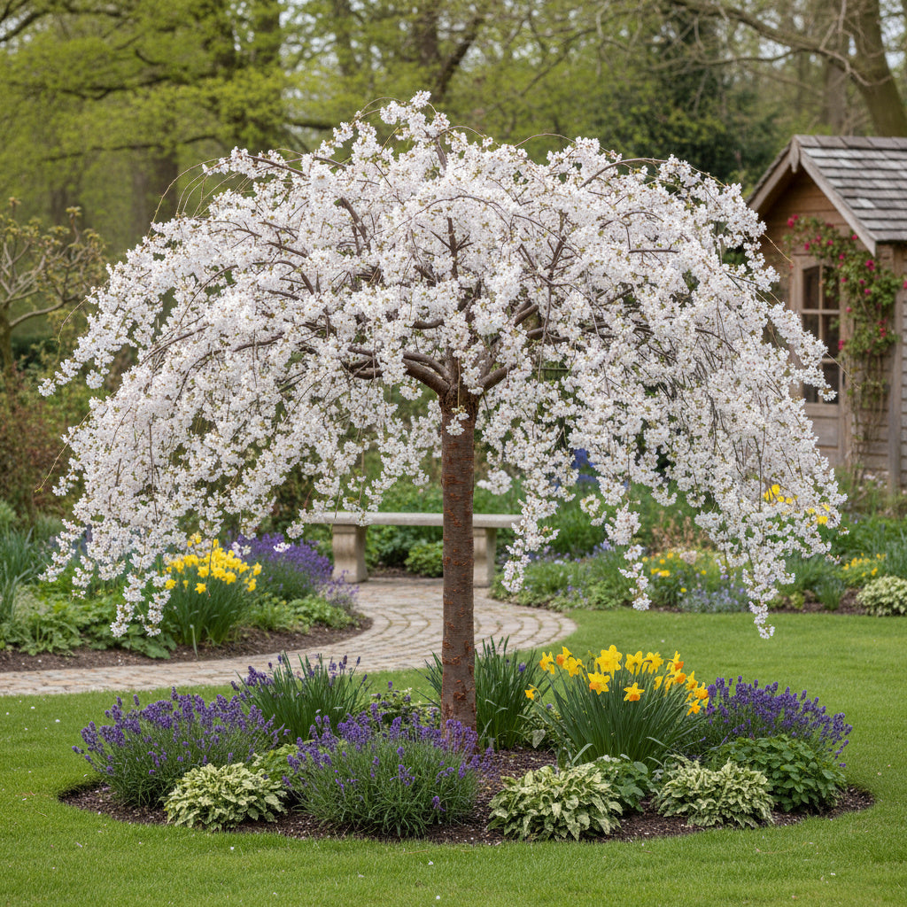 Cerisier à Grappes 'Snow Fountains' - Prunus 'Snow Fountains'