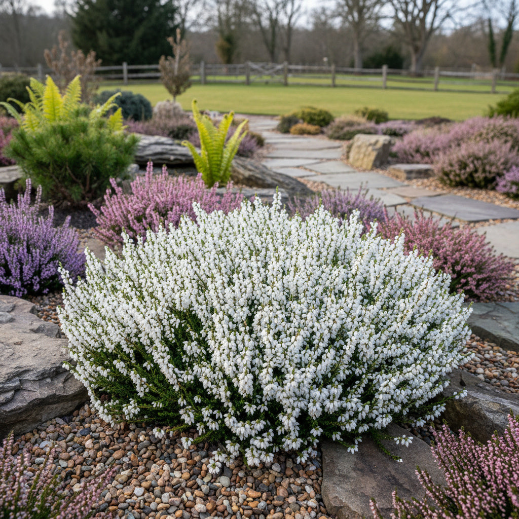 Bruyère des neiges 'White Perfection' - Erica darleyensis 'White Perfection'
