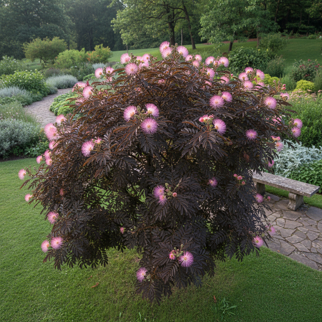Arbre de soie 'Summer Chocolate' - Albizia julibrissin 'Summer Chocolate