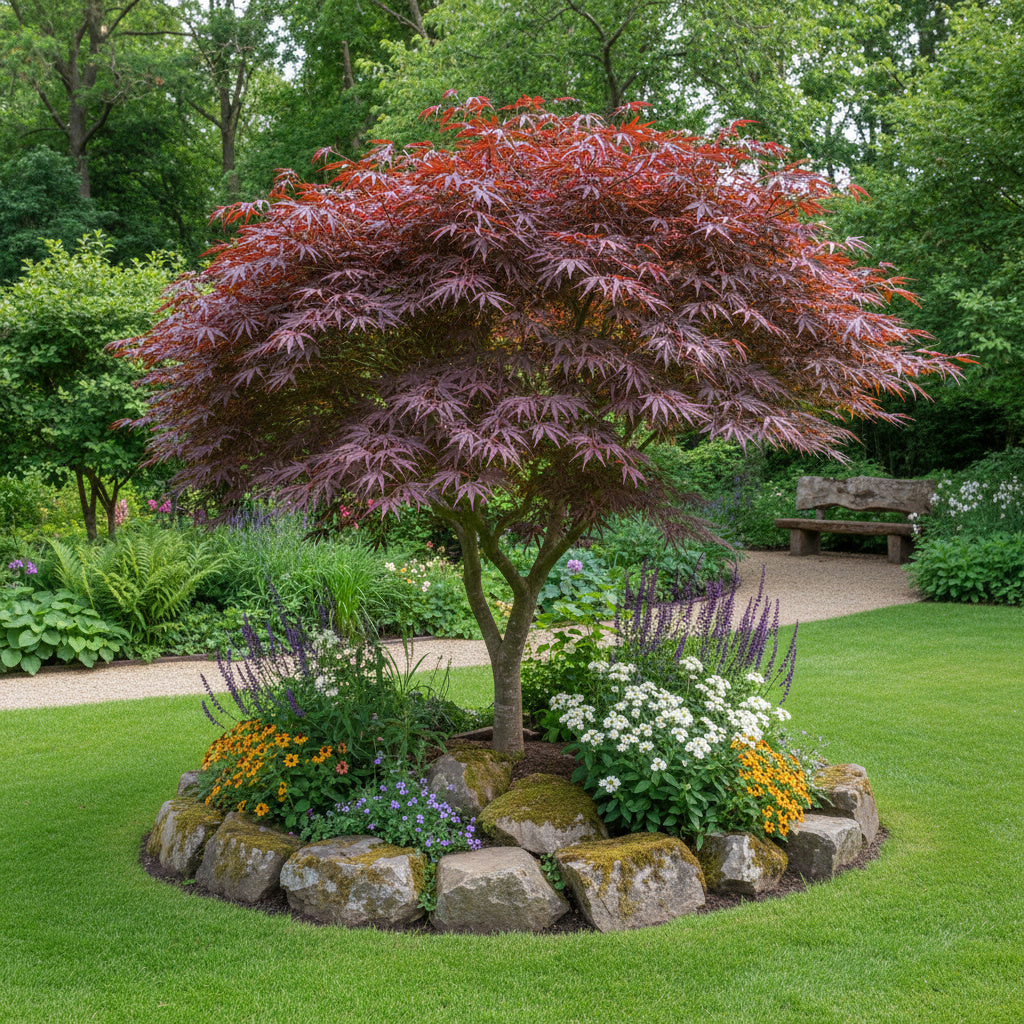 Érable du Japon 'Atropurpureum' - Acer palmatum 'Atropurpureum'