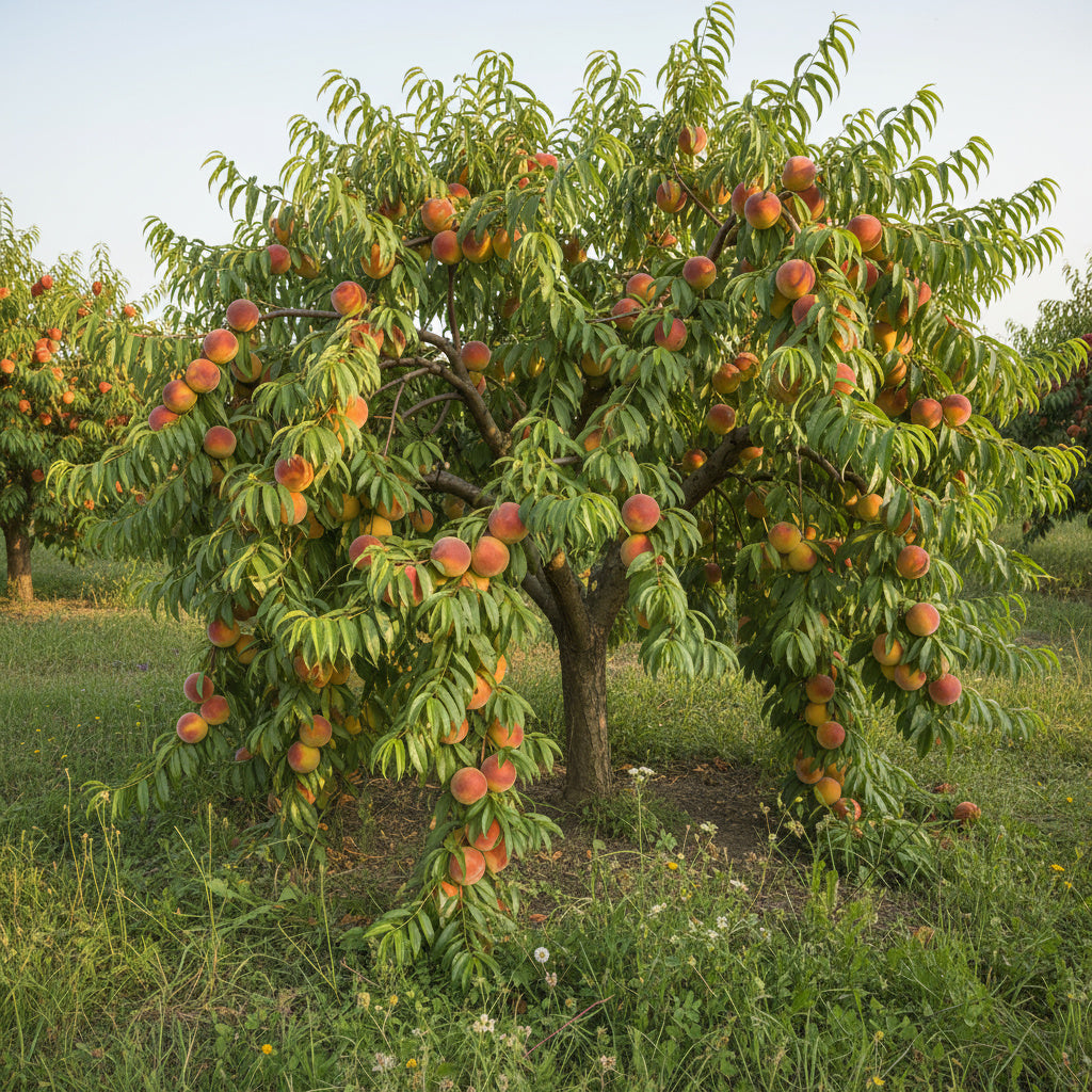 Pêcher 'Des Vignes jaune' - Prunus persica 'Des Vignes jaune'
