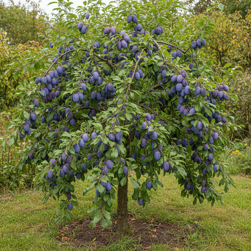 Prunier 'Quetsche d'Alsace' - Prunus domestica 'Quetsche d'Alsace'