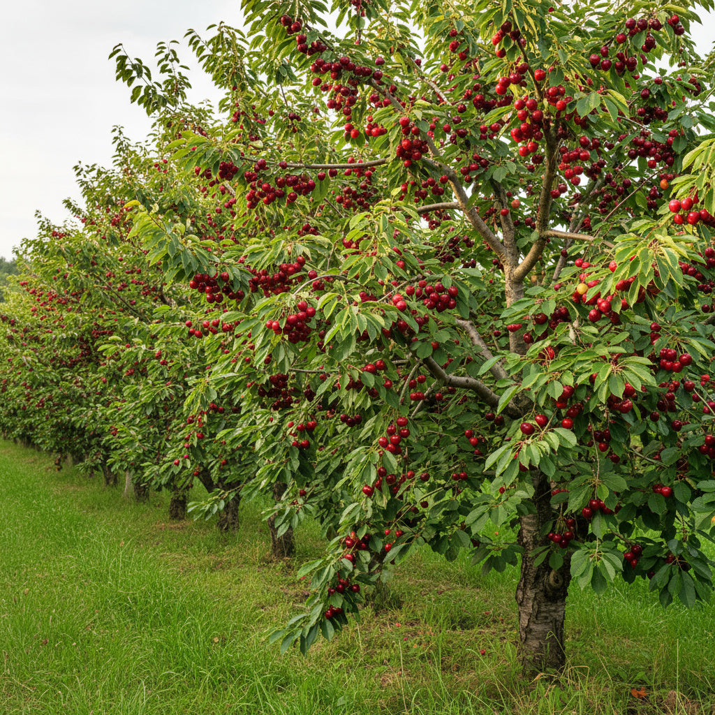 Cerisier 'Bigarreau Coeur de Pigeon' - Prunus avium 'bigarreau Coeur de Pigeon'