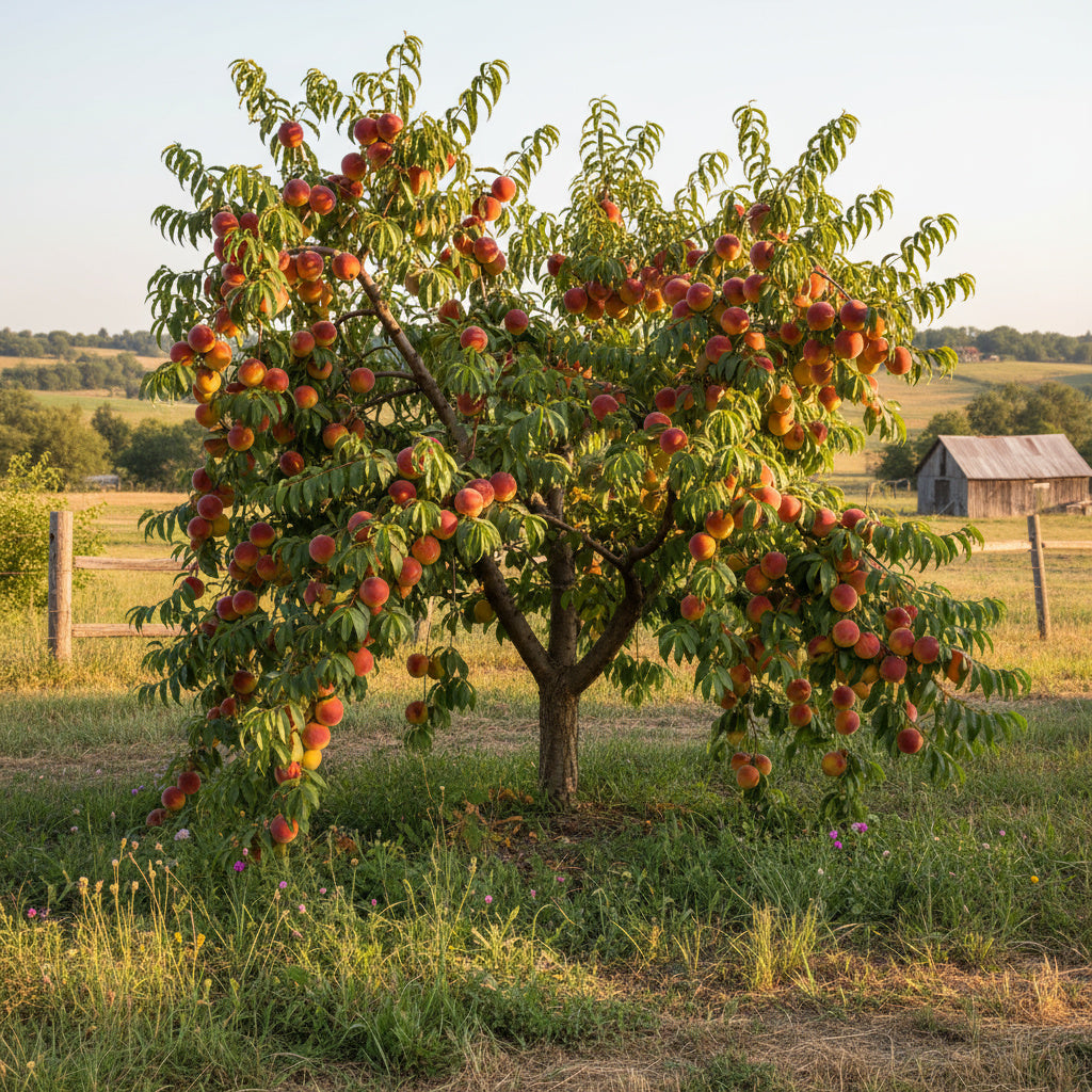 Pêcher 'Redhaven' - Prunus persica 'Redhaven'
