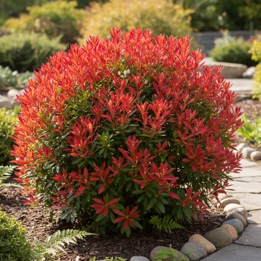Andromède du Japon 'Mountain Fire' - Pieris japonica 'Mountain Fire'