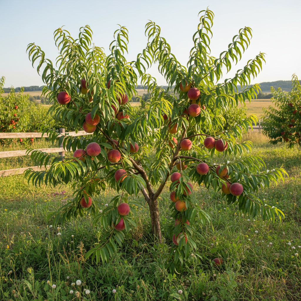 Pêcher 'Amsden' - Prunus persica 'Amsden'