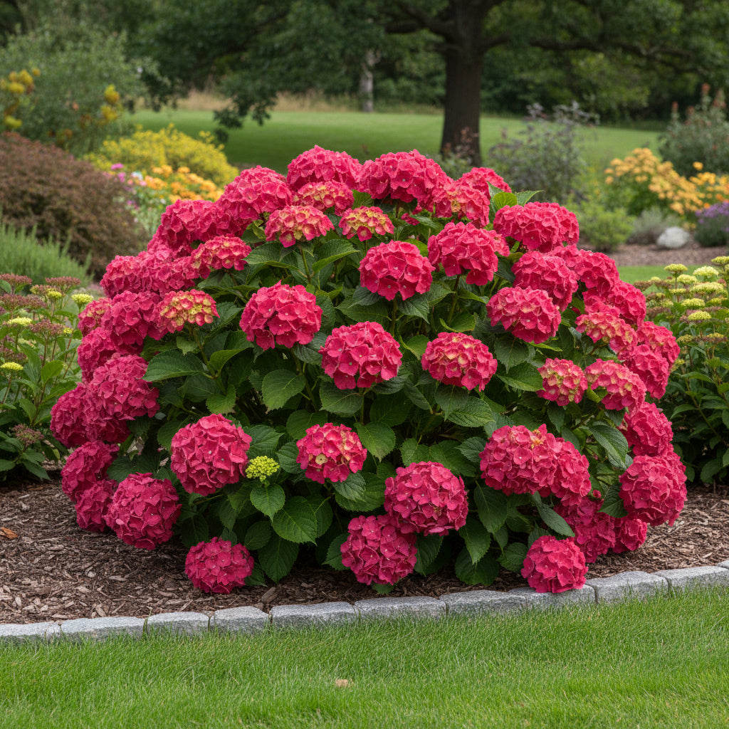 Hortensia 'Leuchtfeuer' - Hydrangea macrophylla 'Leuchtfeuer'