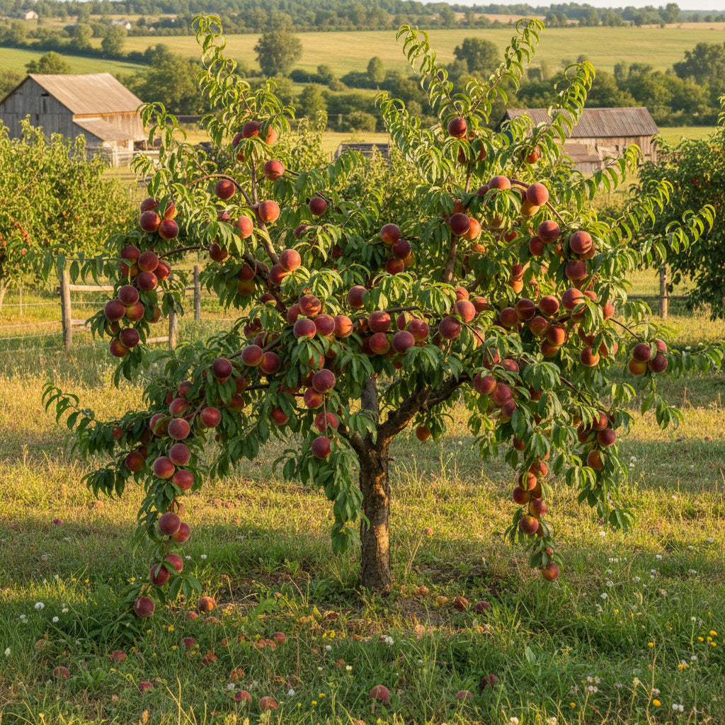 Pêcher 'Sanguine' - Prunus persica 'Sanguine'
