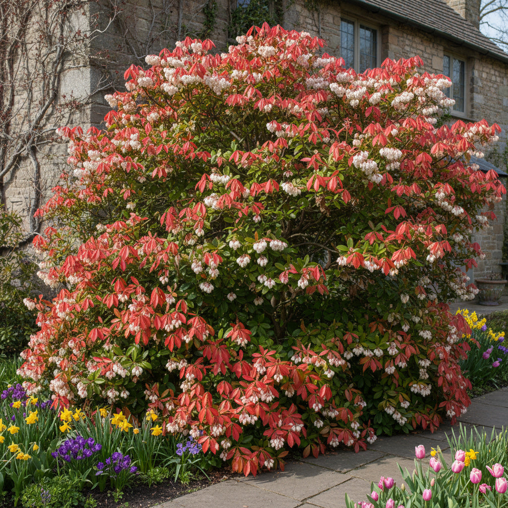 Andromède du Japon 'Forest Flame' - Pieris japonica 'Forest Flame'