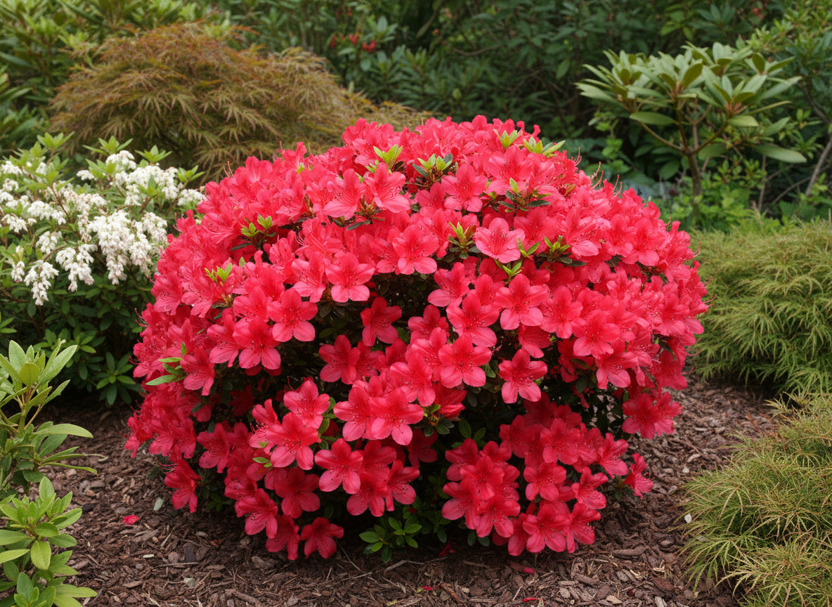 Azalée japonaise 'Georges Arends' - Azaléa japonica 'Georges Arends'