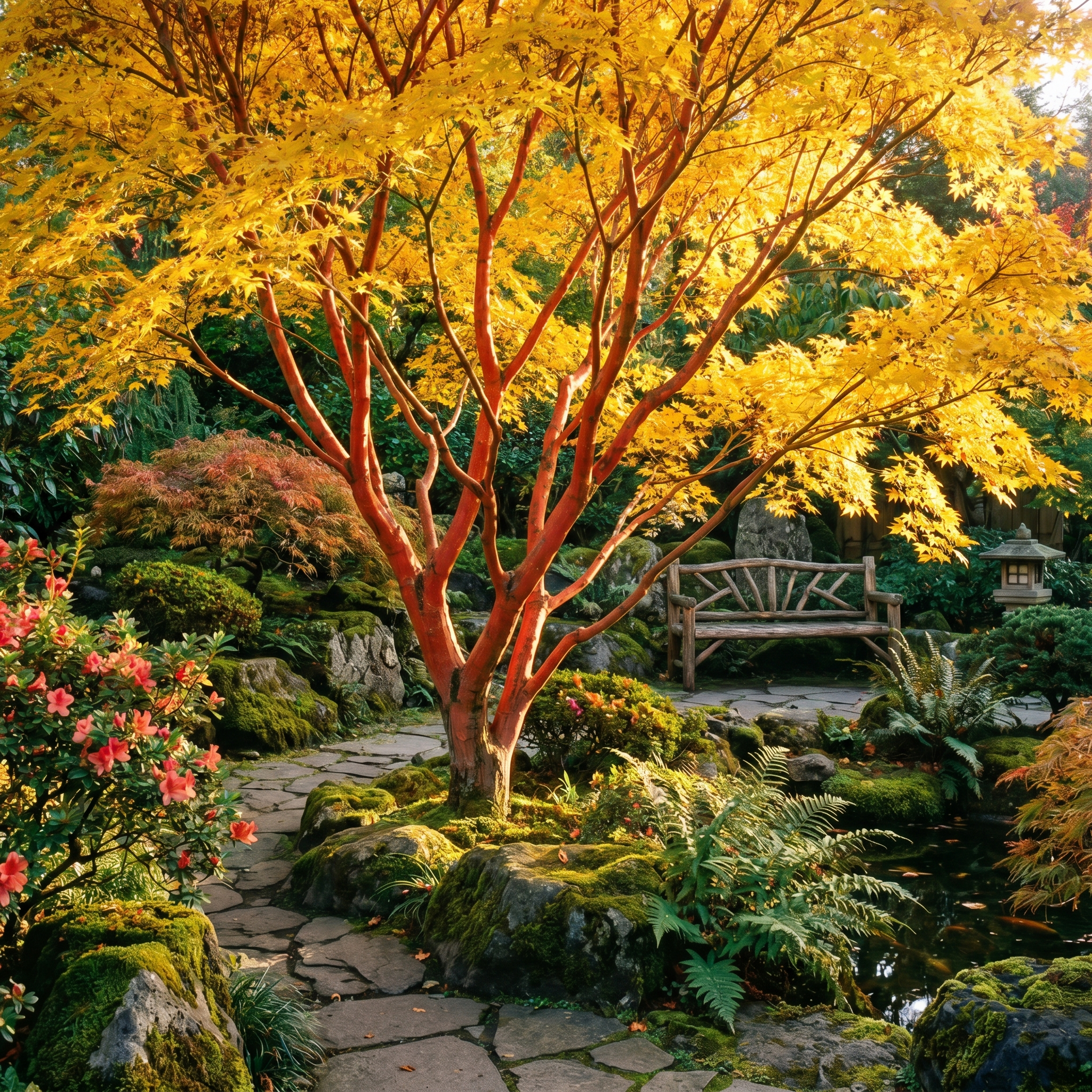 Érable du Japon 'Sangokaku' - Acer palmatum 'Sangokaku'