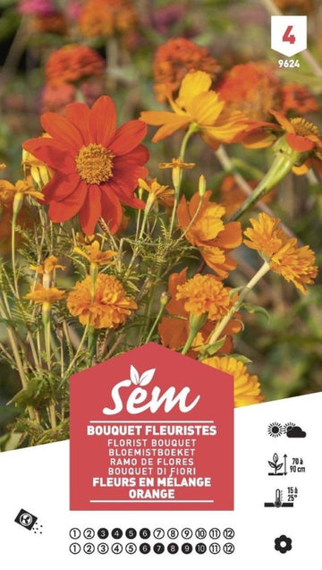 Graines de Bouquet fleuriste orange XXL