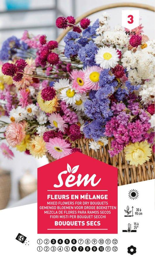 Graines de Fleurs En Mélange Bouquets Secs - FLEURANDIE