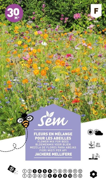 Graines de fleurs en mélange pour abeilles - FLEURANDIE