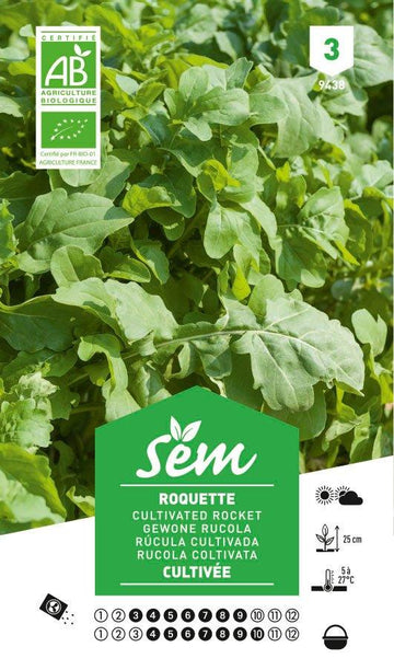 Graines de Roquette Cultivée BIO