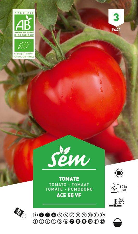 Graines de Tomate Ace 55 Vf BIO - FLEURANDIE