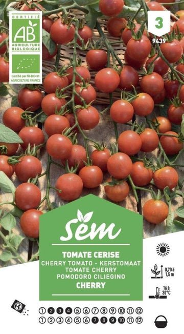 Graines de Tomate Cerise Cherry BIO