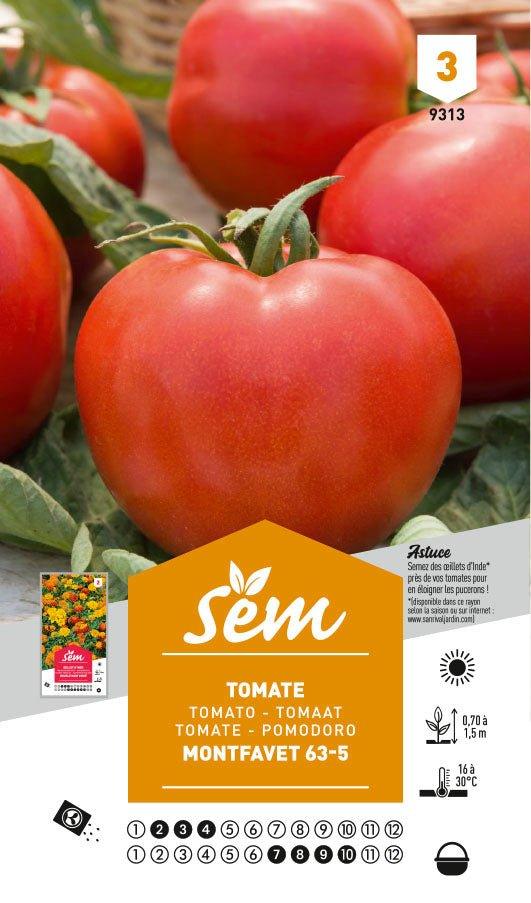 Graines de Tomate Montfavet 63-5 - FLEURANDIE