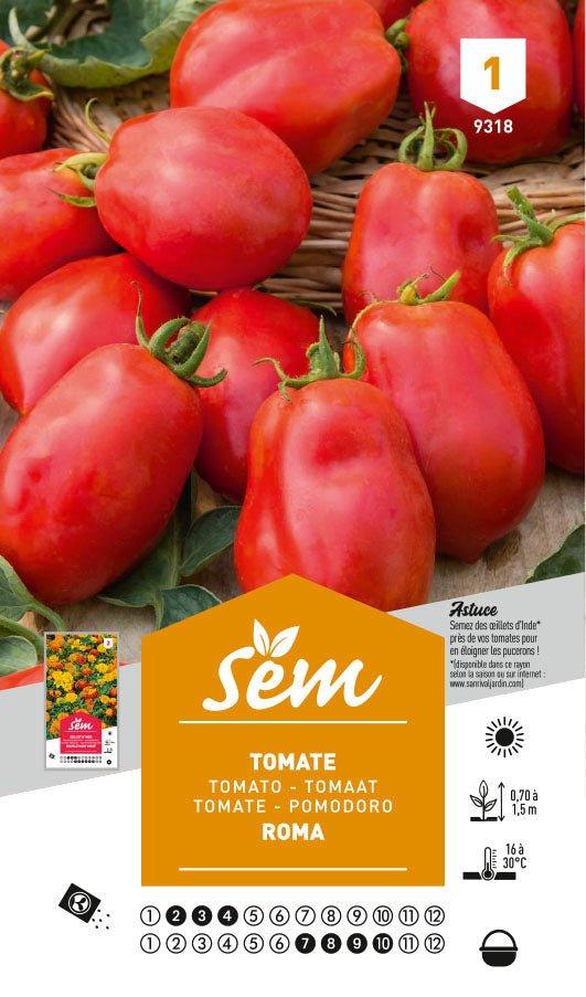 Graines de Tomate Roma - FLEURANDIE